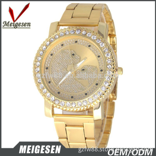 Japan movement wrist watch stainless steel watches high quality diamond watch